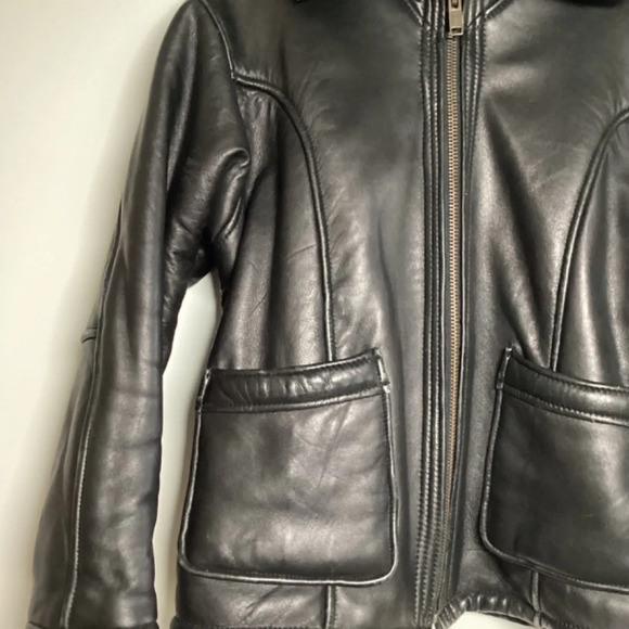 COPY - Hurricane Hawkins Heavy Duty Black Leather Jacket Size Large - Aviation - Picture 7 of 16